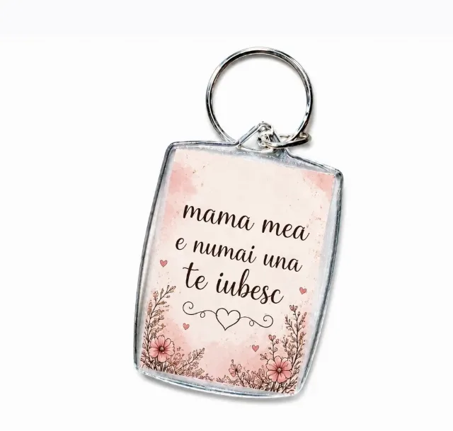 Breloc foto personalizat pentru mama – fotografia 1 din 2