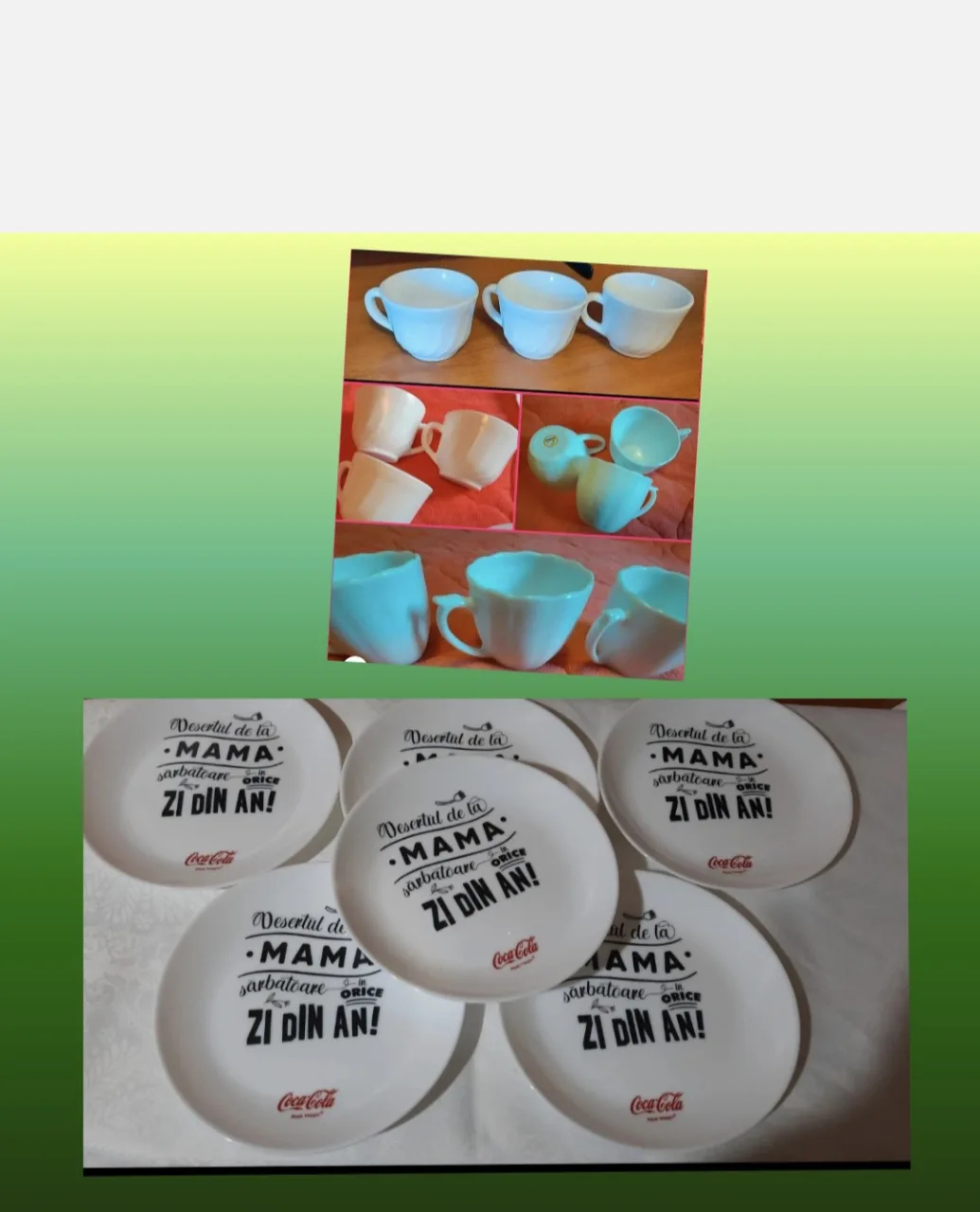 Set farfurii de colectie+cescute Arcopal – fotografia 1 din 7