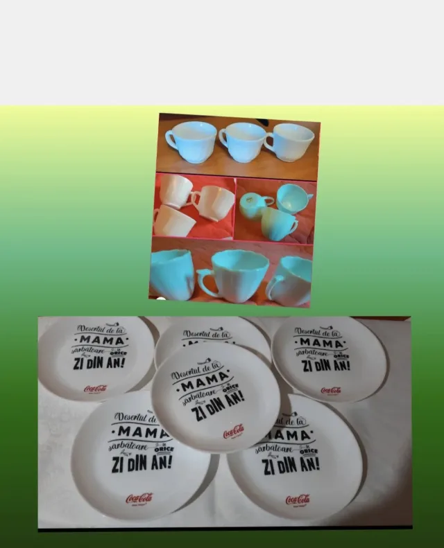 Set farfurii de colectie+cescute Arcopal – fotografia 1 din 7