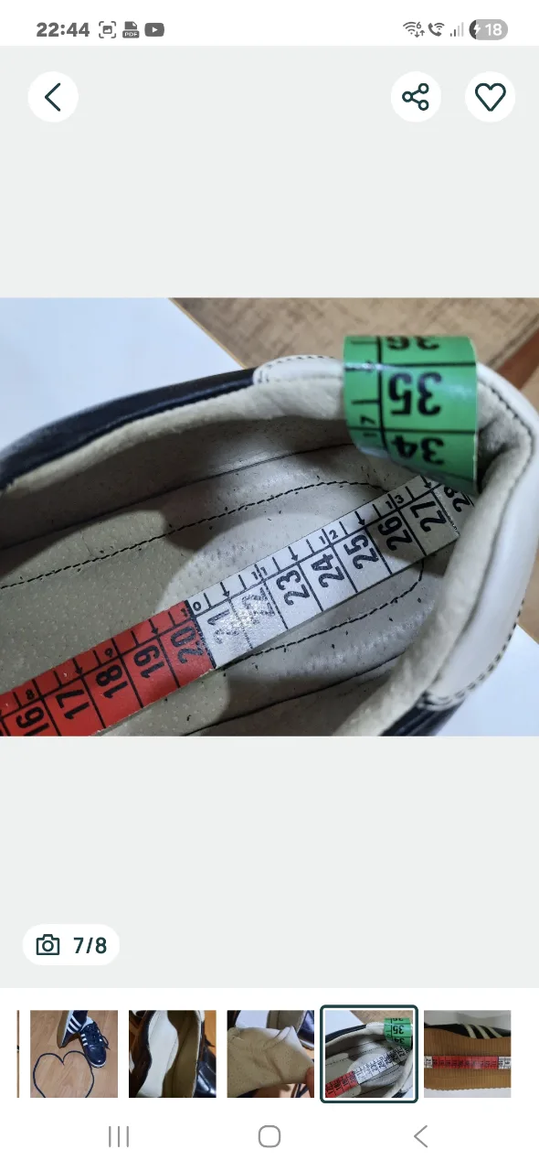 Pantof piele, tip adidași, Nou – fotografia 4 din 5