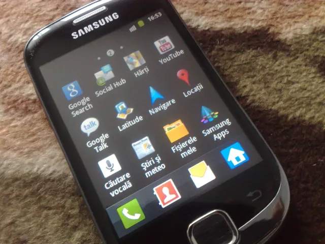 Samsung Galaxy Fit GT-S5670 Black – fotografia 2 din 8