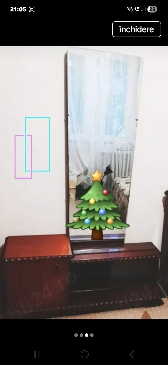 Oglinda tip toaletă de machiaj – fotografia 1 din 4