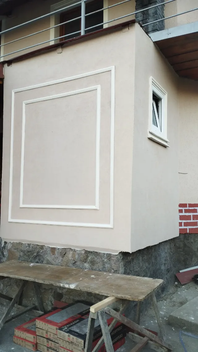 Finisaje modific culoare pe decorativ .cu vopsea și suflat cu pompa înfoliat tot giamuri jgiab" etc"și interioare glet de șlefuit cu girafa – fotografia 7 din 8