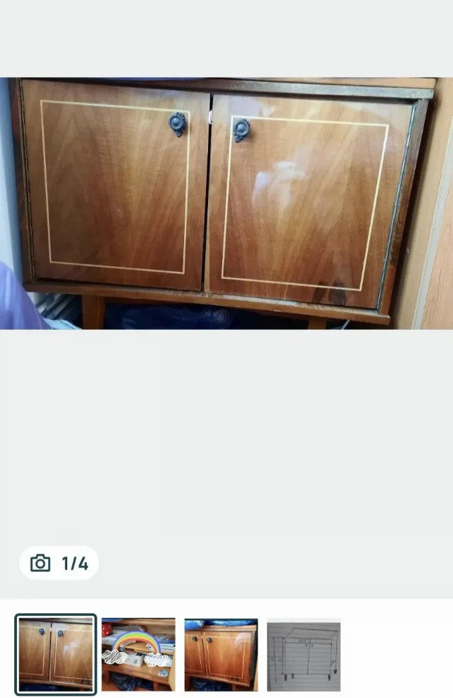 Comoda TV, dulap cu doua usi, folosit – fotografia 1 din 3