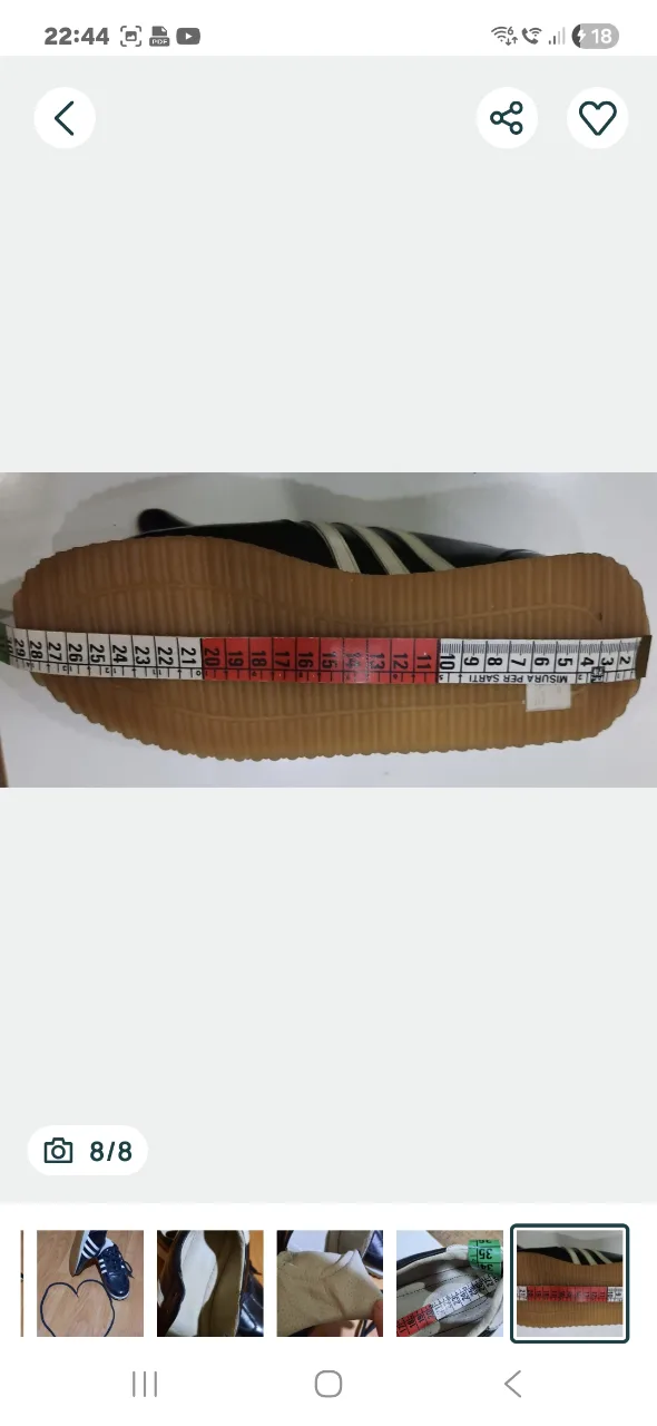 Pantof piele, tip adidași, Nou – fotografia 5 din 5