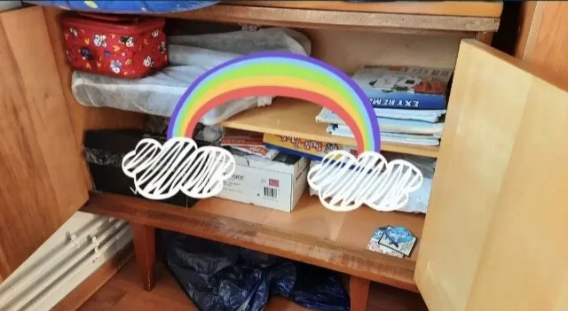 Comoda TV, dulap cu doua usi, folosit – fotografia 3 din 3