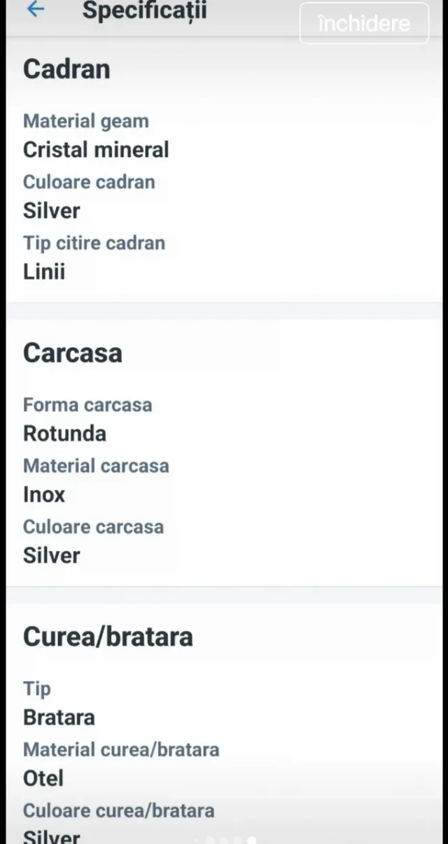 "Set Ceas dama, Excellanc, Silver, cu 2 bratari decorate  cu cristale,Nou
Brand Excellanc – fotografia 4 din 4