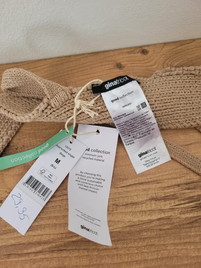 Bustieră Top tricotat cu nervuri – Gina Tricot – Mărimea M  – Nou – fotografia 7 din 8