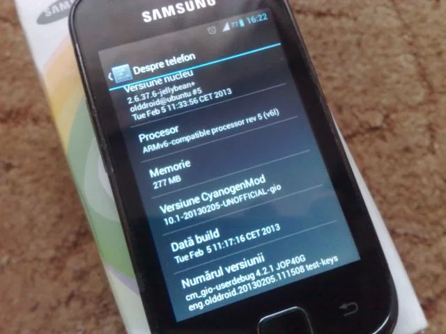 Samsung Galaxy Gio GT-S5660 – fotografia 7 din 8