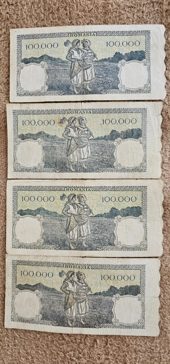 7 bancnote 1oo.ooo lei din anii 1945 si 1946 – fotografia 4 din 4