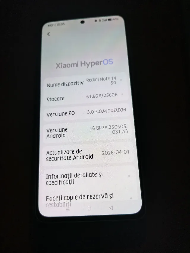 Xiaomi redmi note 14 5G – fotografia 4 din 4