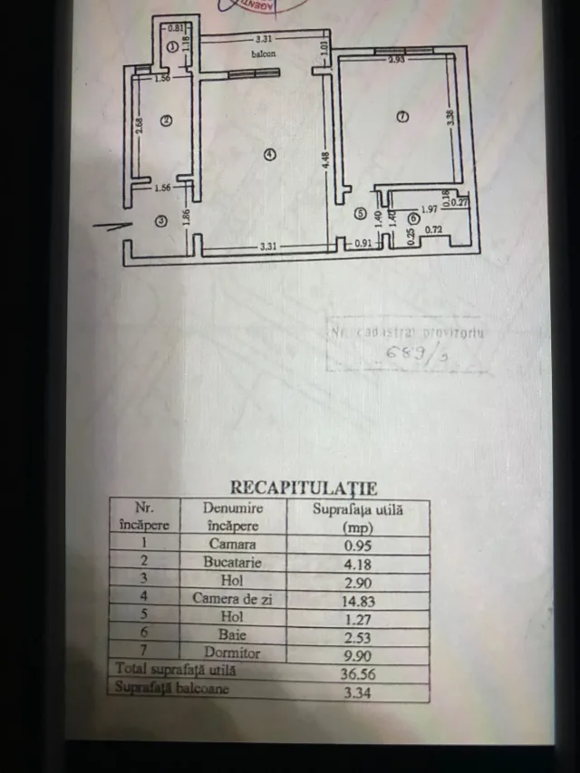 Vând apartament 2 camere semidecomandat – fotografia 8 din 8