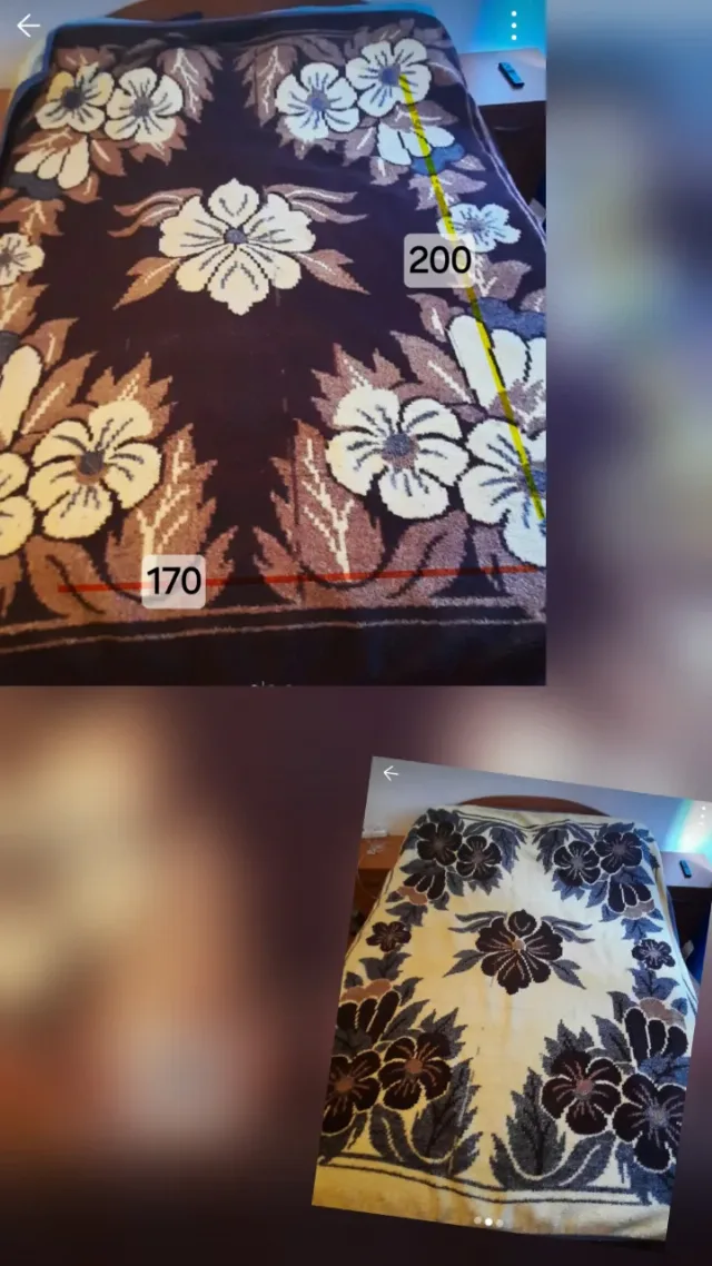 Pătură cu două fețe si pătură coccolino, folosit – fotografia 4 din 8