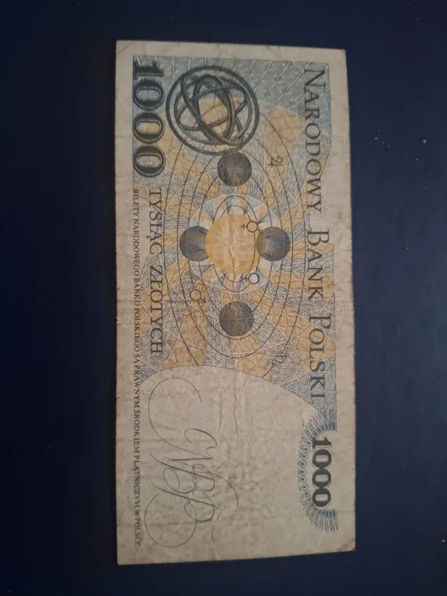 1000 zloti 1982 polonia – fotografia 2 din 2