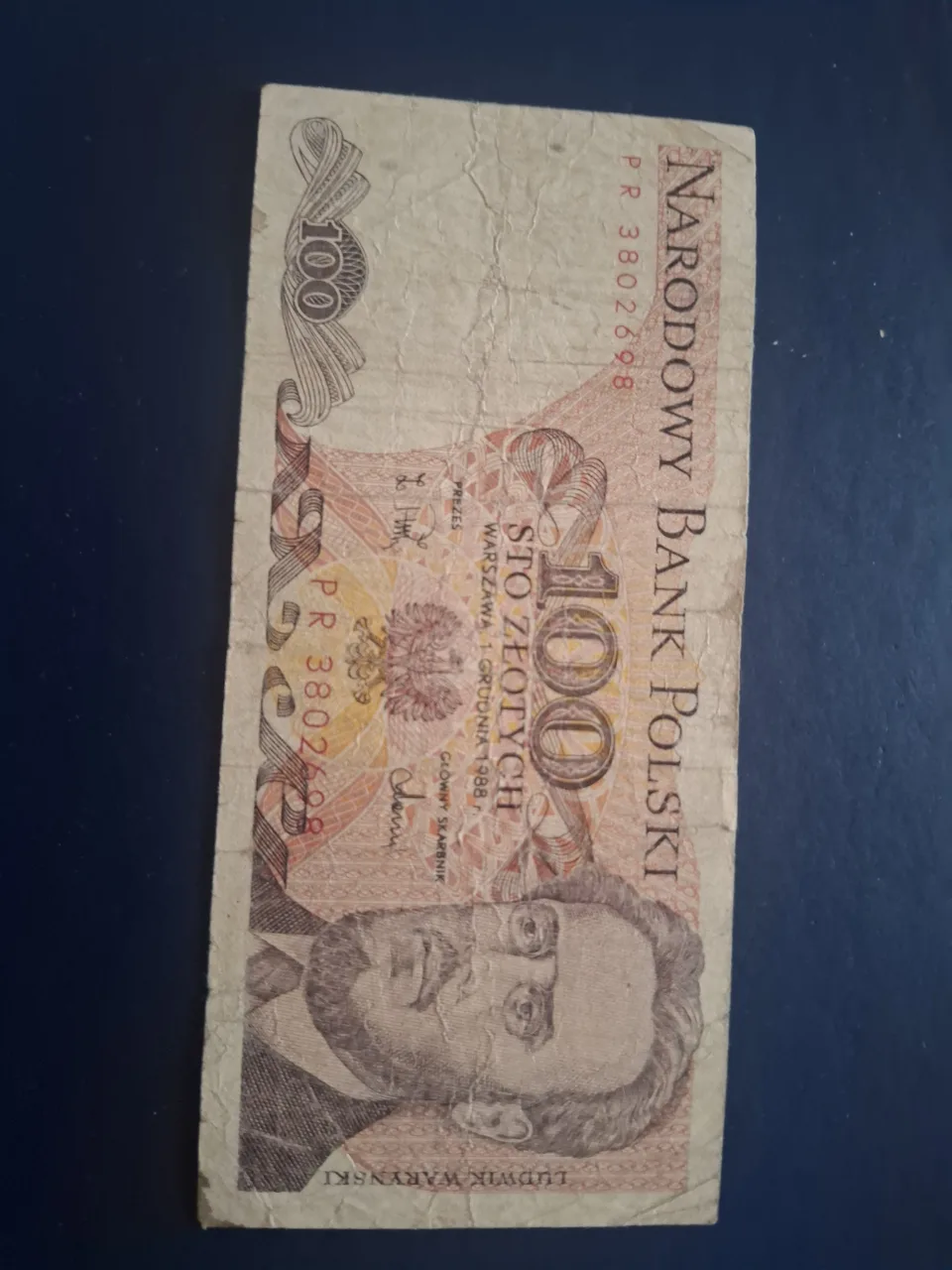 100 zloti 1986 polonia – fotografia 1 din 2