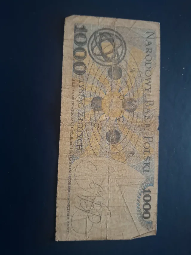 1000 zloti 1982 polonia – fotografia 2 din 2