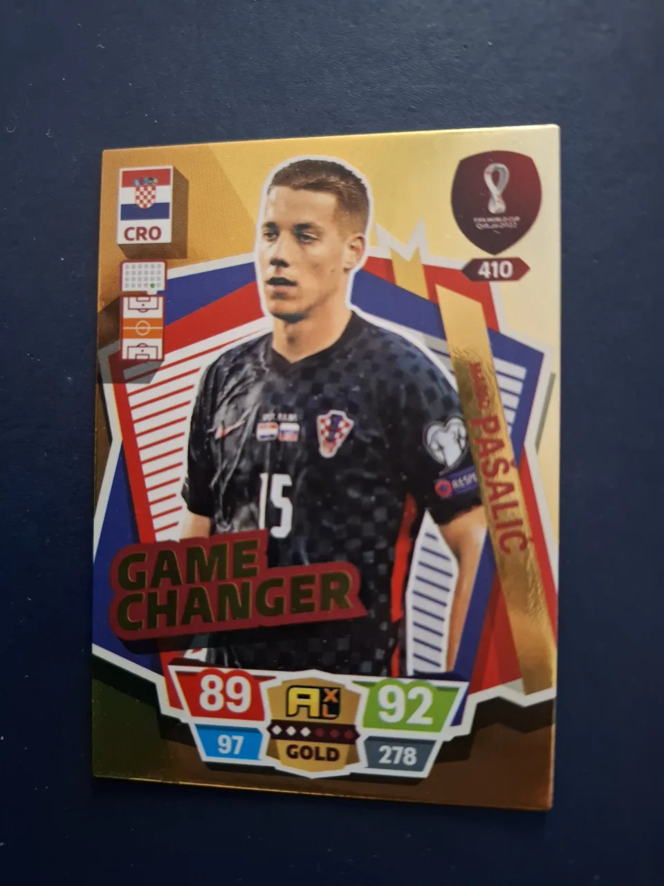 card gold qatar 2022 – fotografia 1 din 1