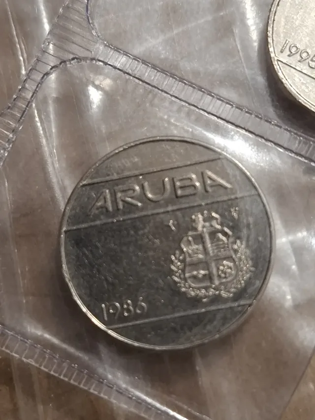 25 cents 1986 aruba – fotografia 2 din 2