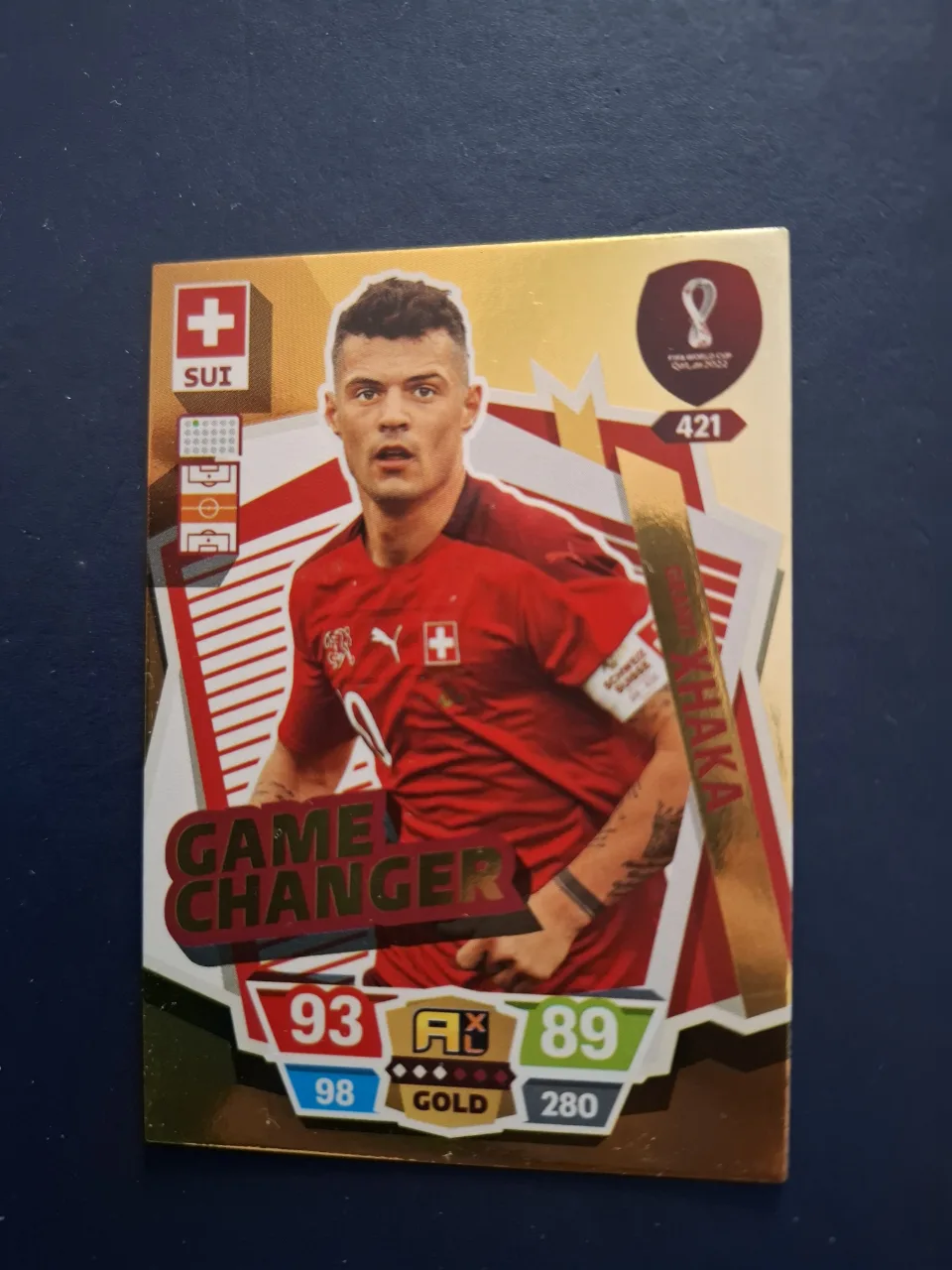 card gold qatar 2022 – fotografia 1 din 1