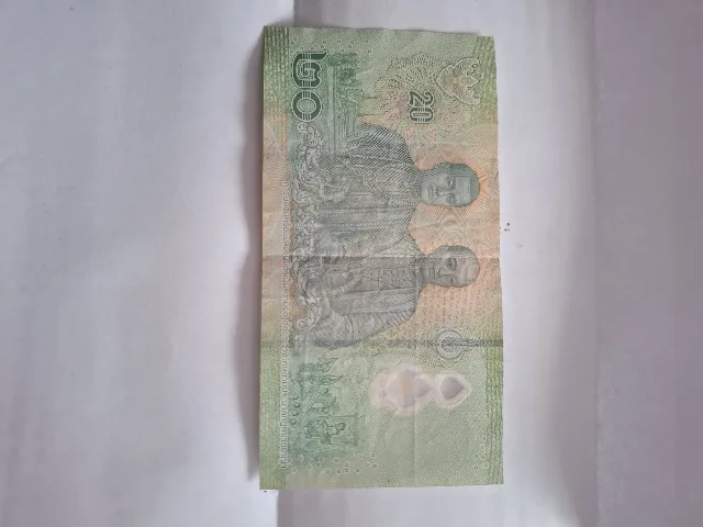bancnota 20 baht 2022 – fotografia 2 din 2