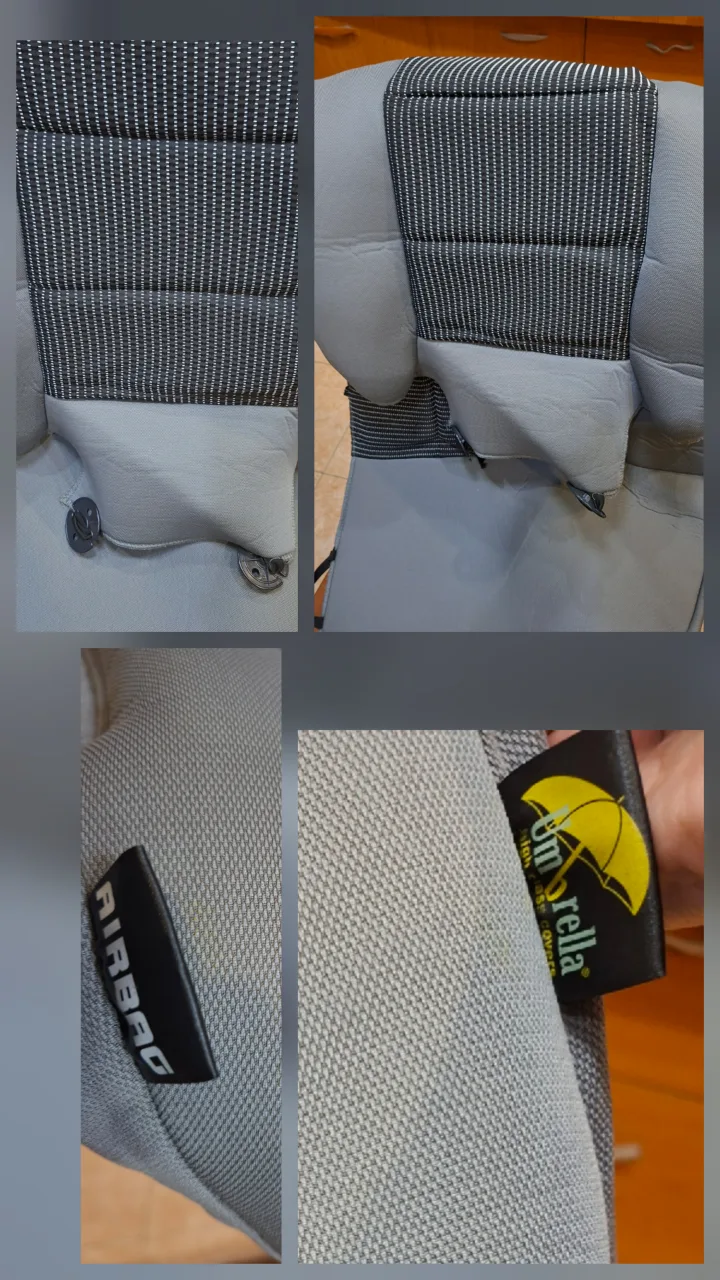 Set Huse Auto Umbrella Lux (11 Piese, Compatibile Airbag) – Pt. Renault, folosite – fotografia 1 din 8