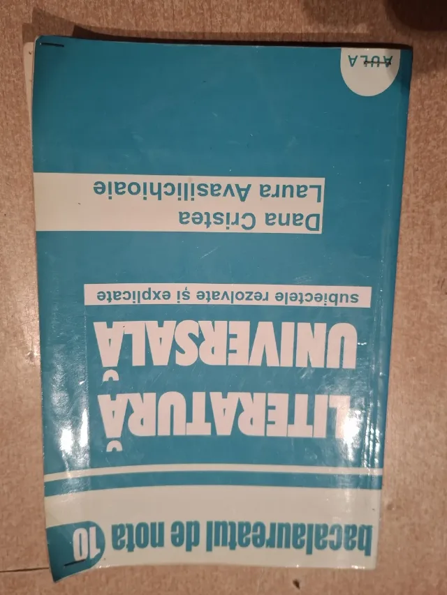 dana cristea/laura avasilichioaie-literatura universala – Craiova, Dolj