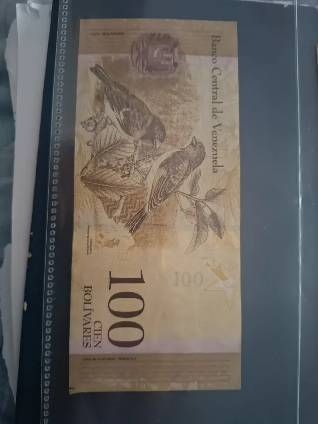 100 bolivares 2013 – fotografia 2 din 2