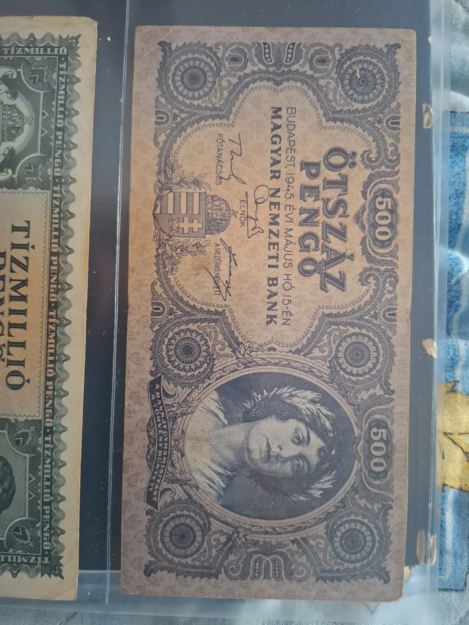 500 pengo 1945 ungaria – fotografia 1 din 2