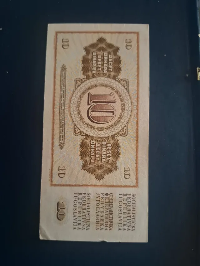 10 dinari 1965 iugoslavia – fotografia 2 din 2