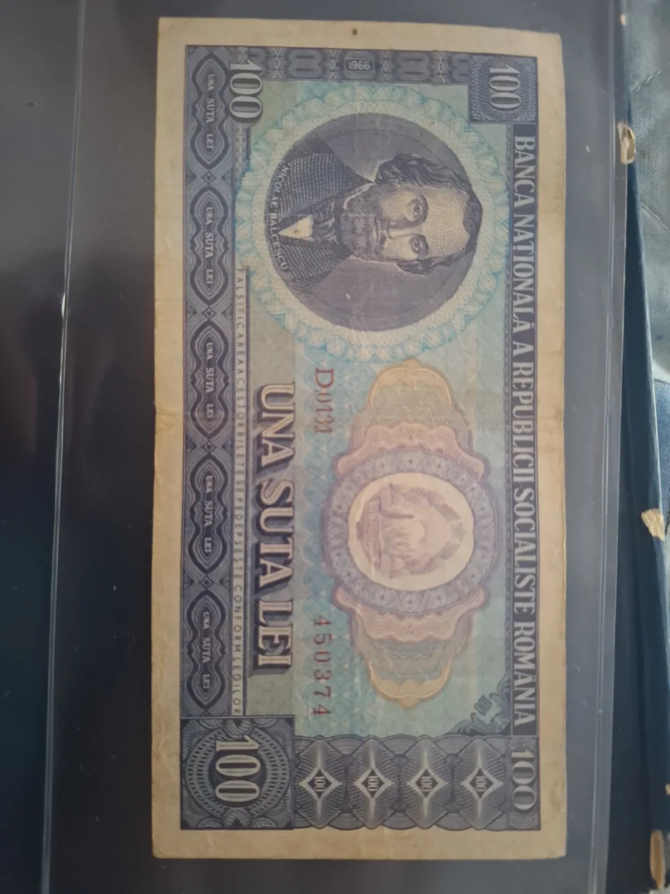 100 lei 1966 romania – fotografia 1 din 2