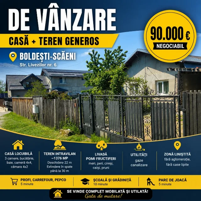 Casa de Vanzare – Boldesti, Prahova