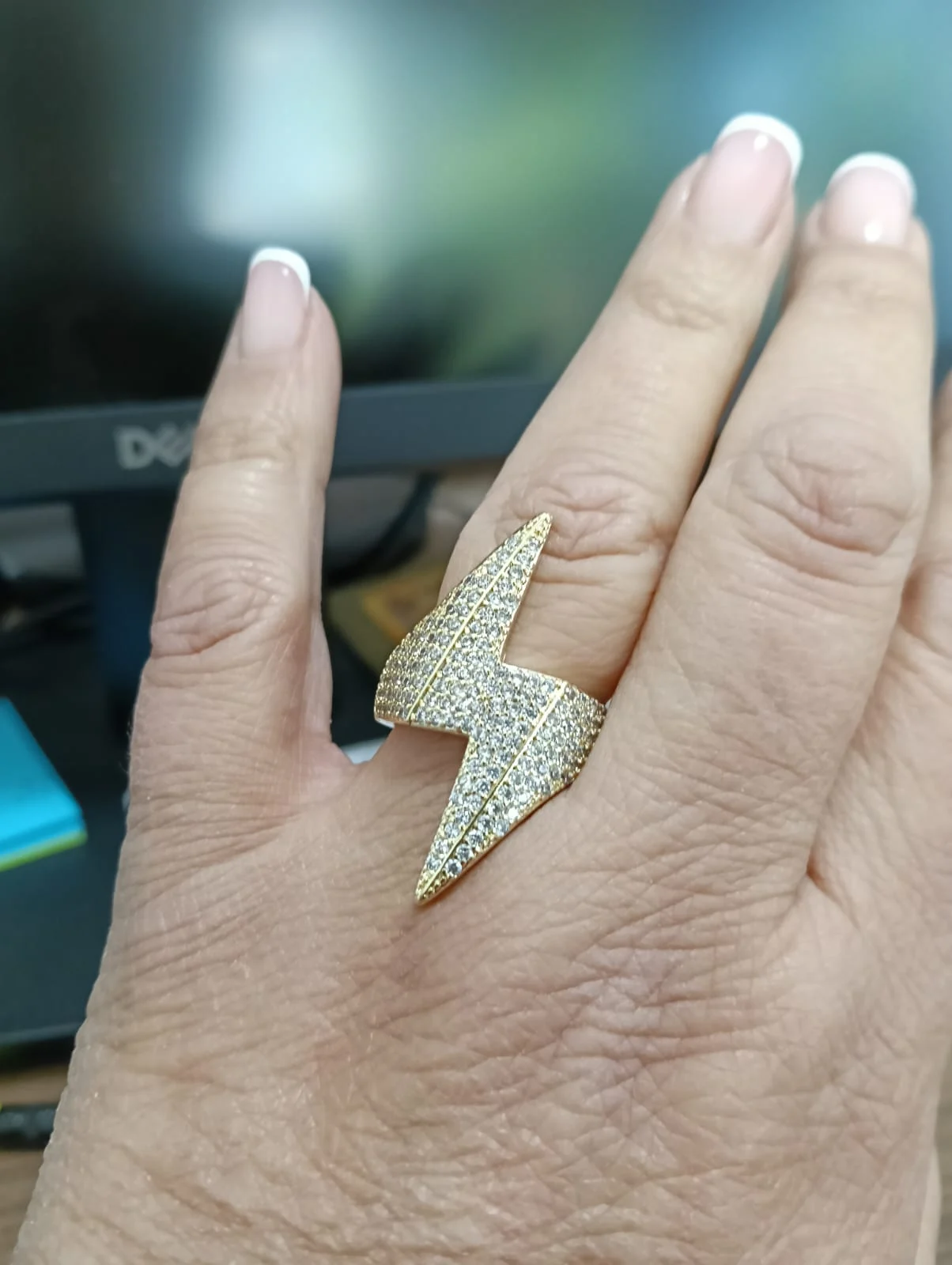 inel placat cu aur de 14k – fotografia 1 din 1
