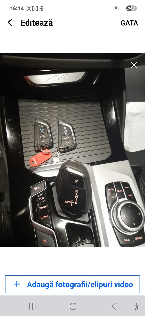 vând BMW x4 2020 mild hibrid diesel 48 500 km model deosebit, mașină  personală – fotografia 4 din 7