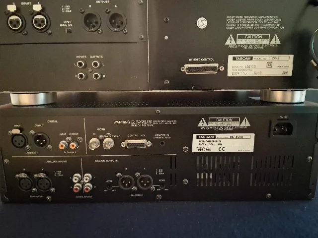 Linie Studio TASCAM Professional: Casetofon Deck 112 MKII & DAT Recorder DA-45HR 24-Bit – fotografia 2 din 5