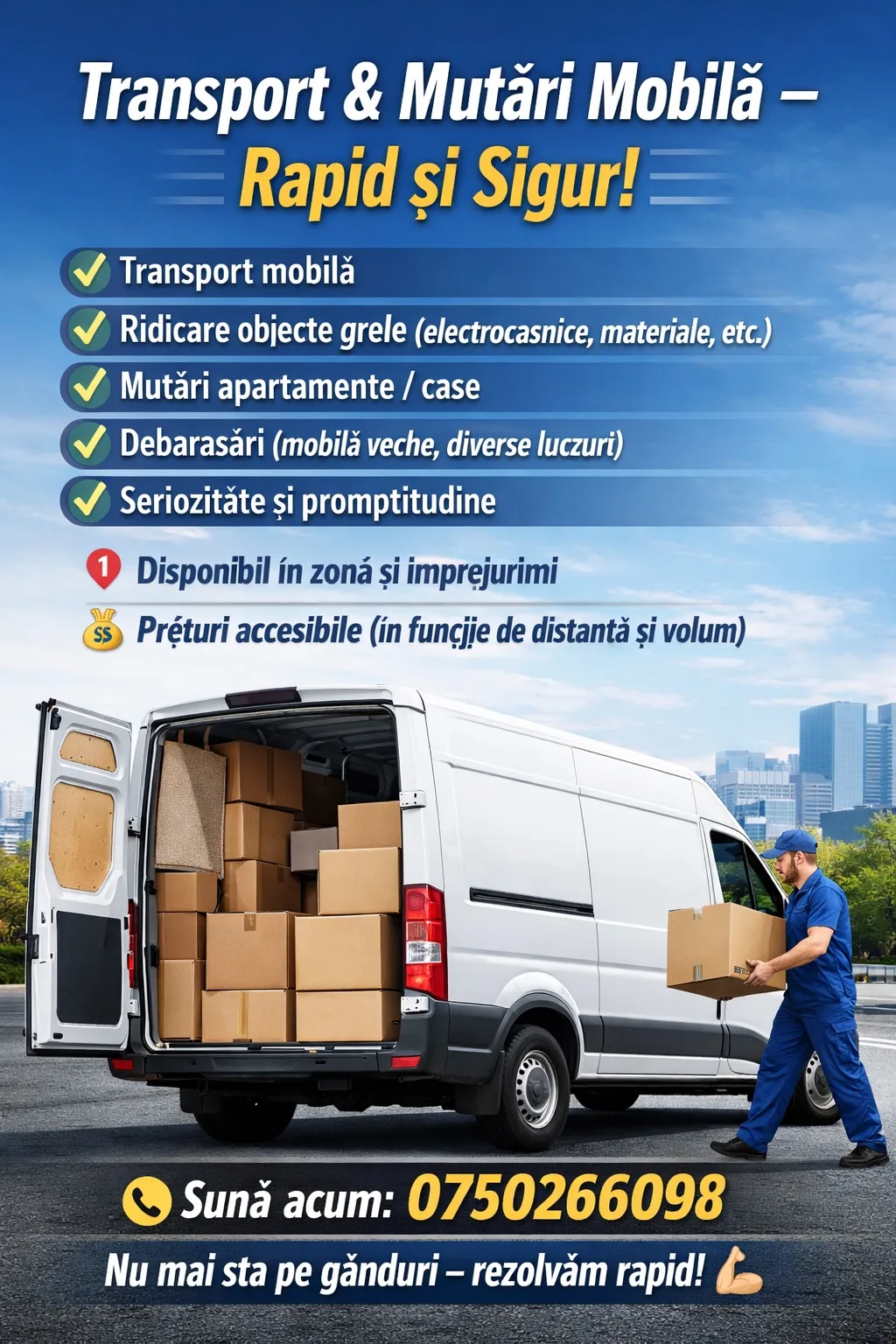 Servici de transport – Cluj-Napoca, Cluj
