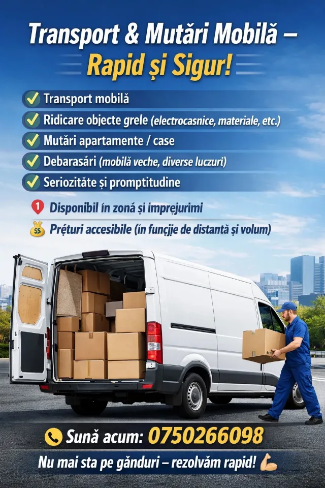 Servici de transport – Cluj-Napoca, Cluj