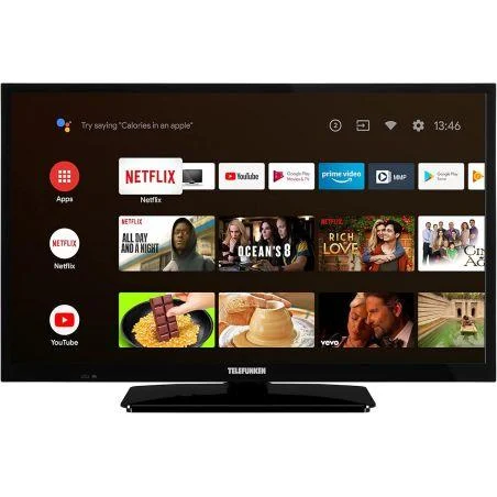 Telefunken 24" (61 cm) 12V / 220V Smart TV – Rulotă, Autorulotă, Barcă – Garantie 12 luni – fotografia 1 din 3