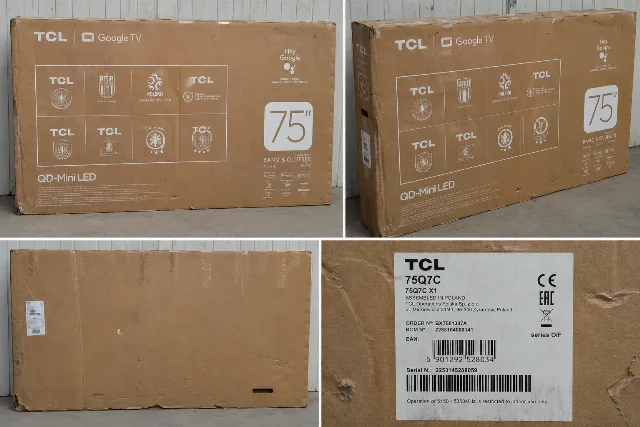 Televizor smart TCL 75Q7C 189 cm QLED Google TV 4K Garantie 12 luni Factura TVA – fotografia 2 din 3