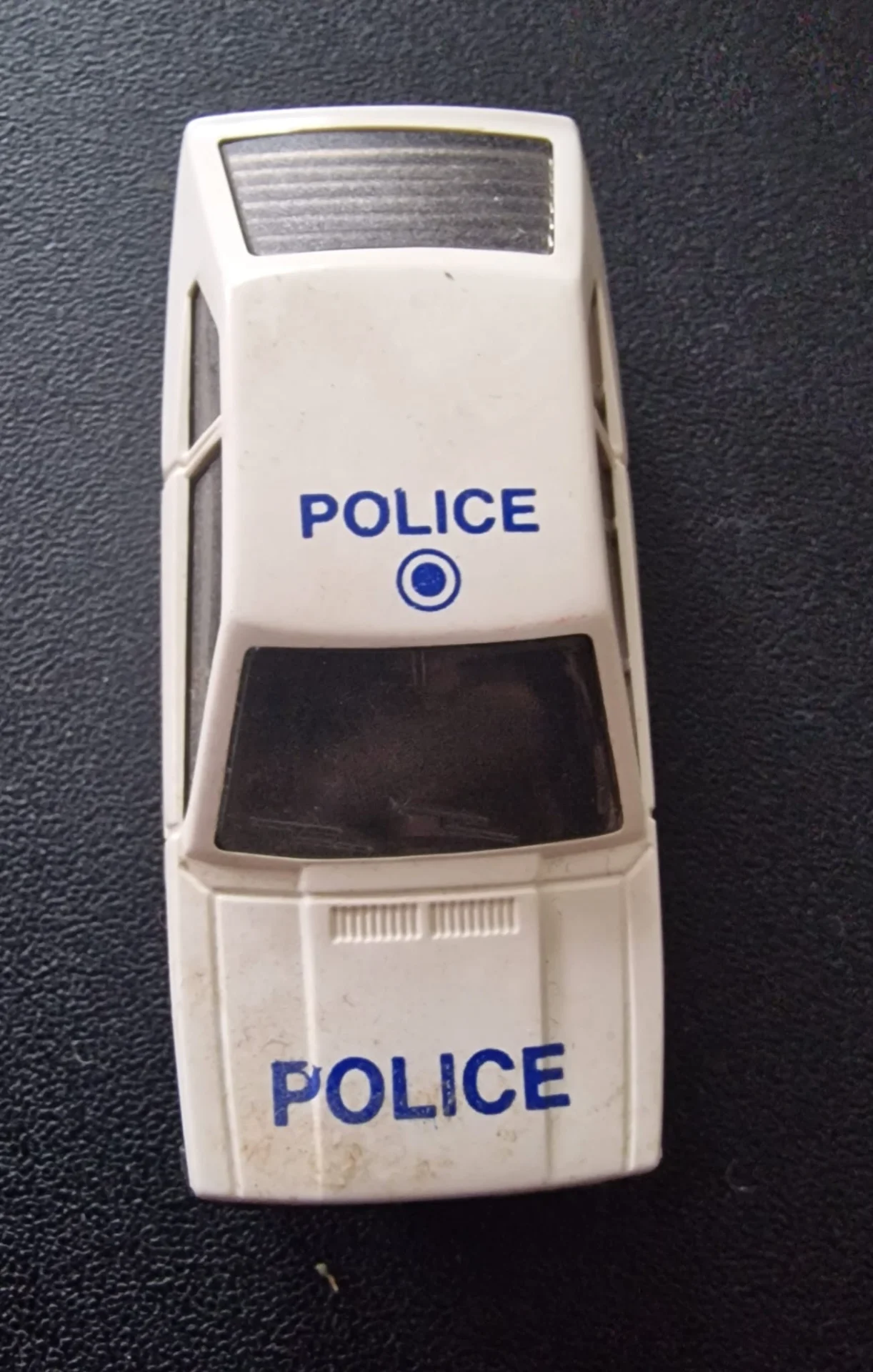 Joy Toy, mașinuță de jucărie vintage, modelul VW Scirocco Police – fotografia 1 din 2
