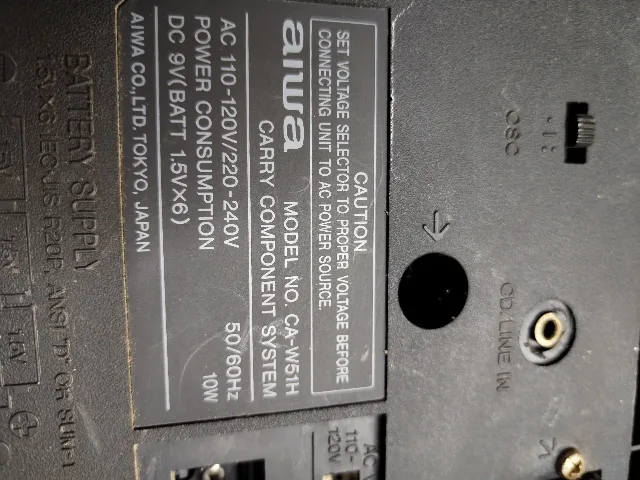 Combina audio Aiwa stereo – fotografia 4 din 8