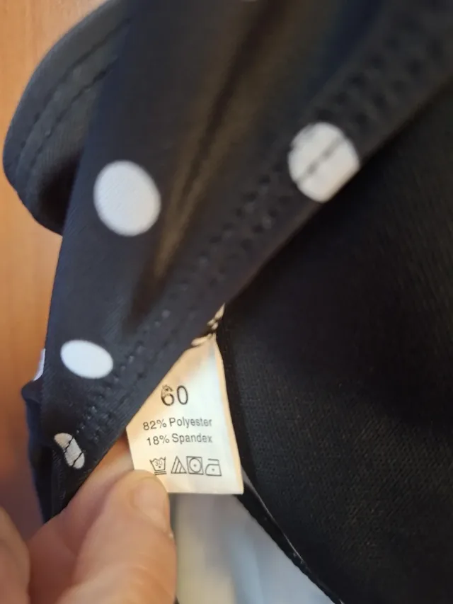 Costum de baie tip tankini, format din 2 piese: top lung tip maiou și pantaloni #60, Nou – fotografia 6 din 8
