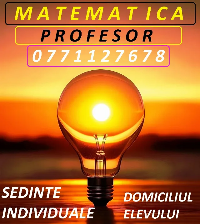 Matematica=Bucuresti=Orice zona=Profesor. – fotografia 1 din 3