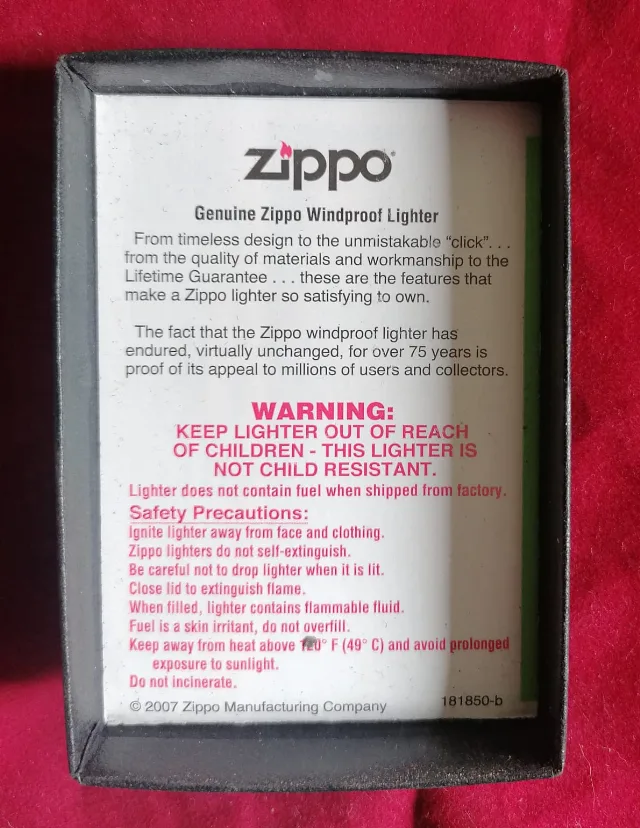 Bricheta Zippo originala – fotografia 5 din 8