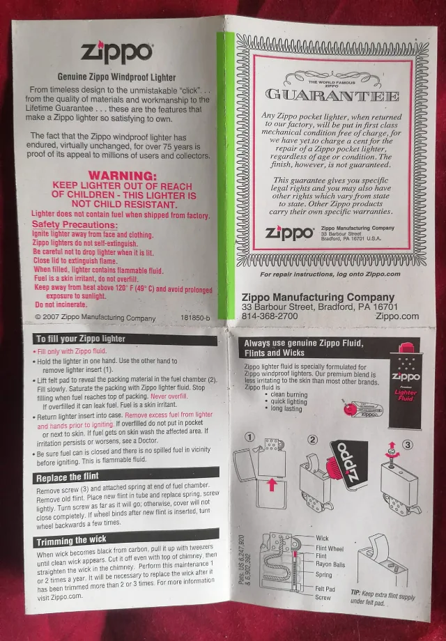 Bricheta Zippo originala – fotografia 8 din 8