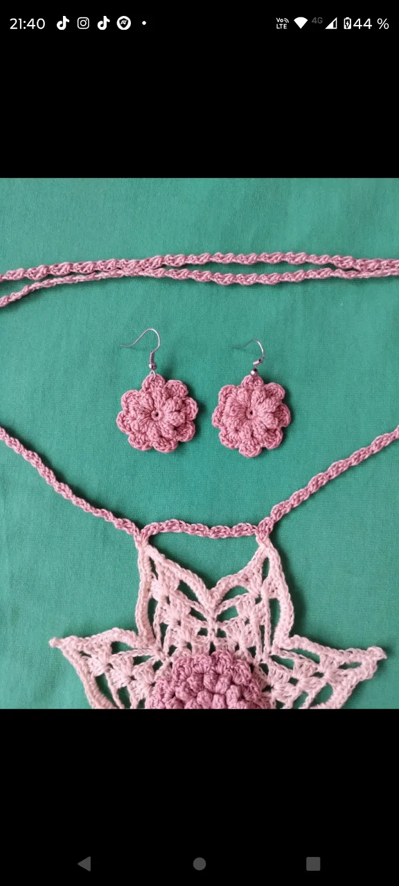 Set colier și cercei – fotografia 4 din 5