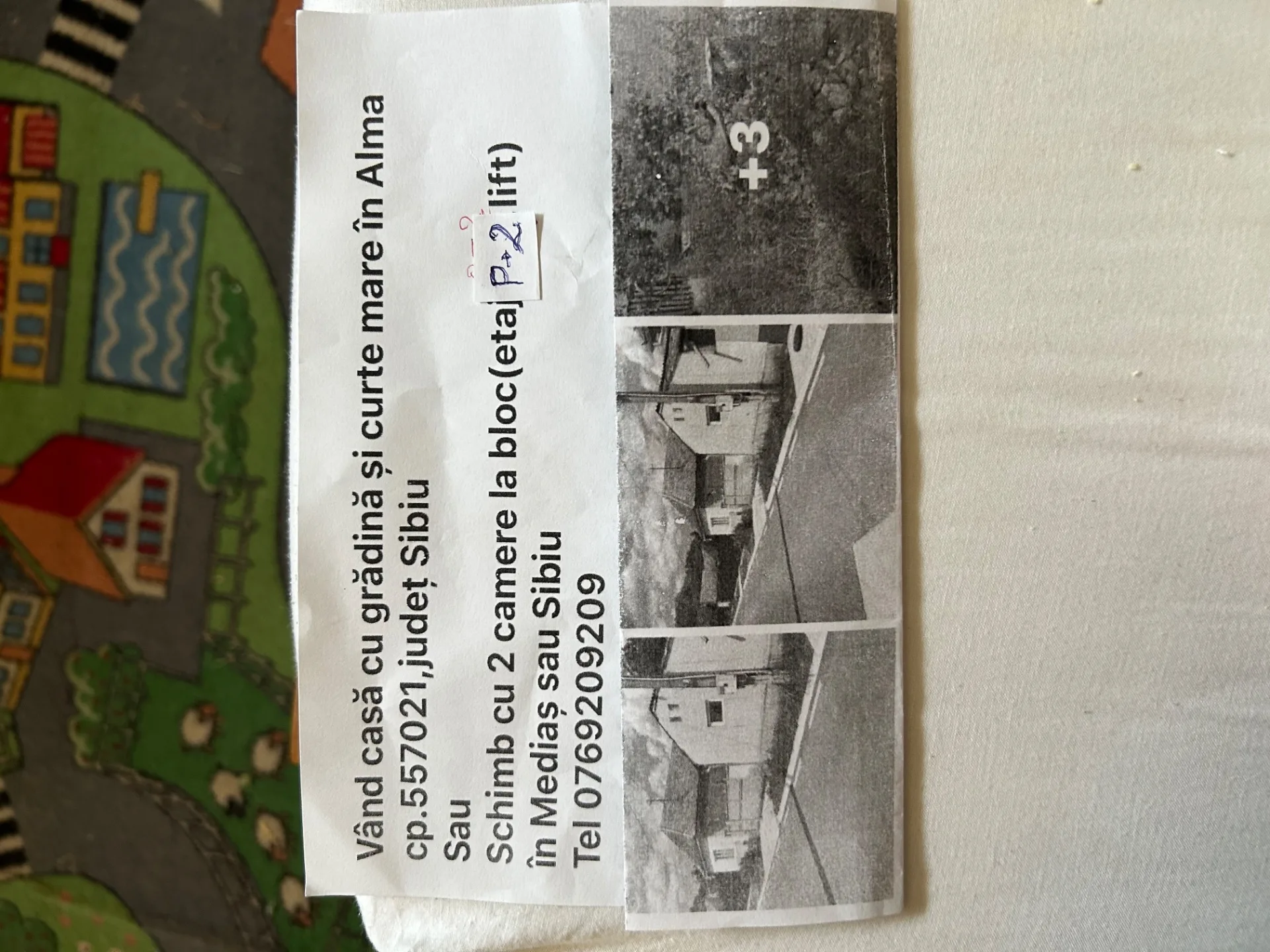 Scimb gospodărie în Alma. cu 2 camere la bloc – fotografia 1 din 1