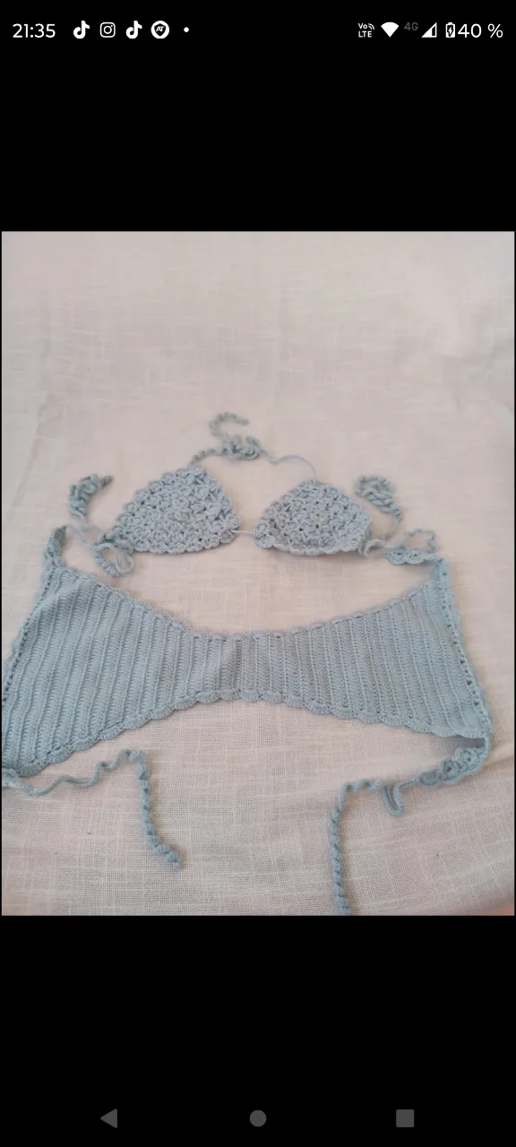 Costum de baie croșetat – fotografia 2 din 5