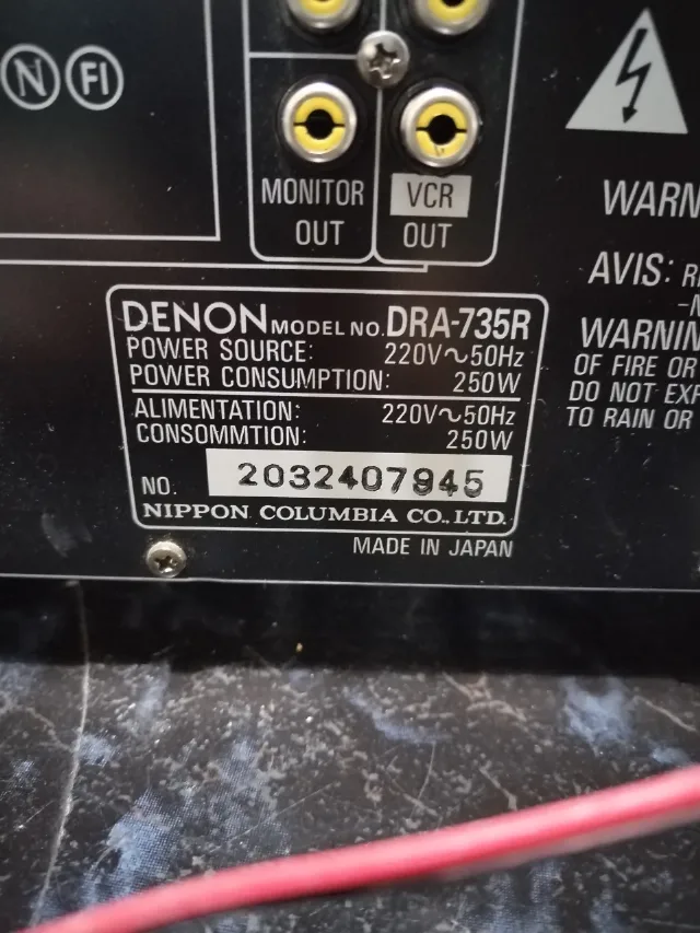 Amplituner Denon dra735r japonez – fotografia 3 din 8