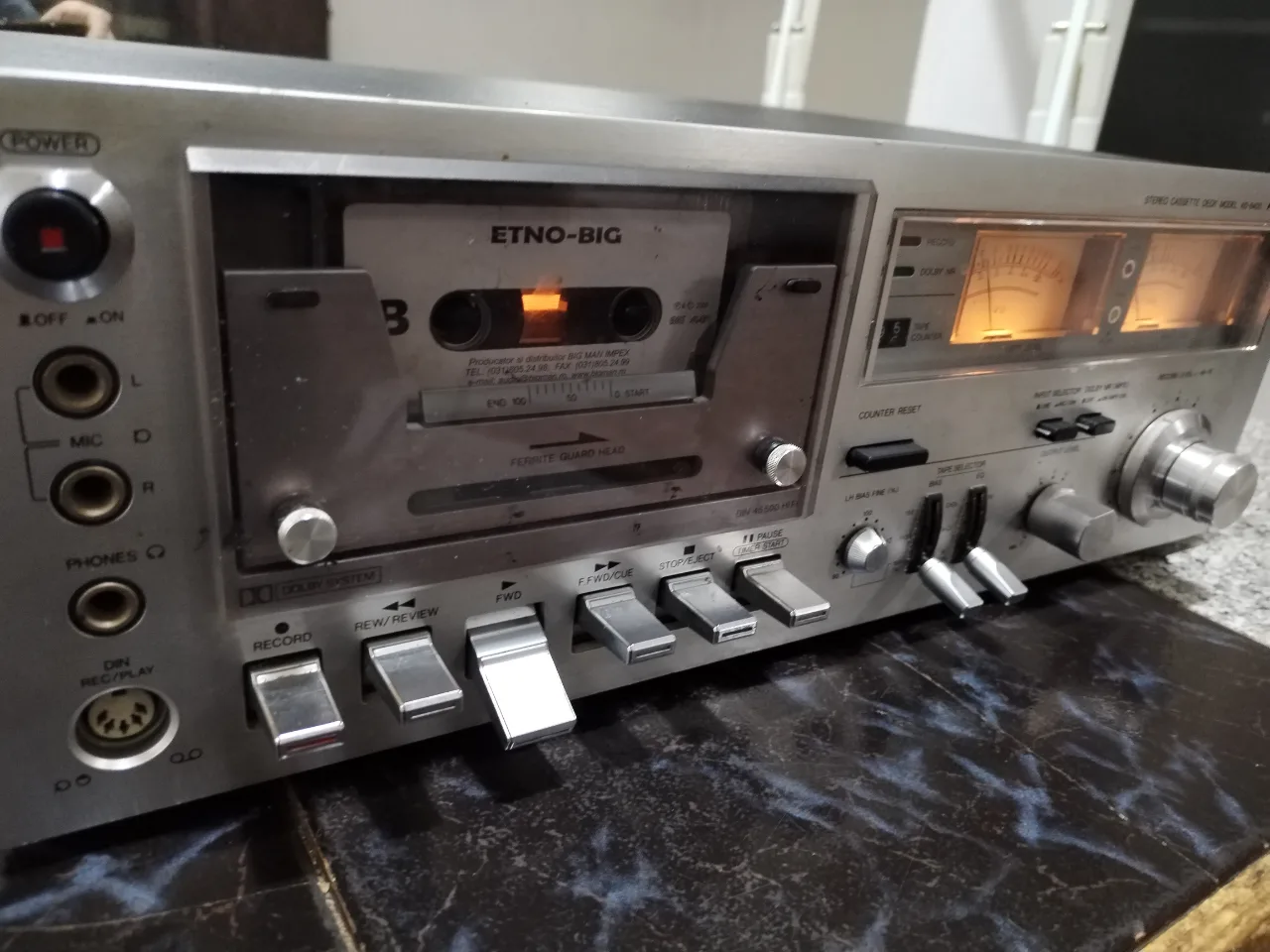 Casetofon deck Aiwa model D-6400 – fotografia 1 din 8
