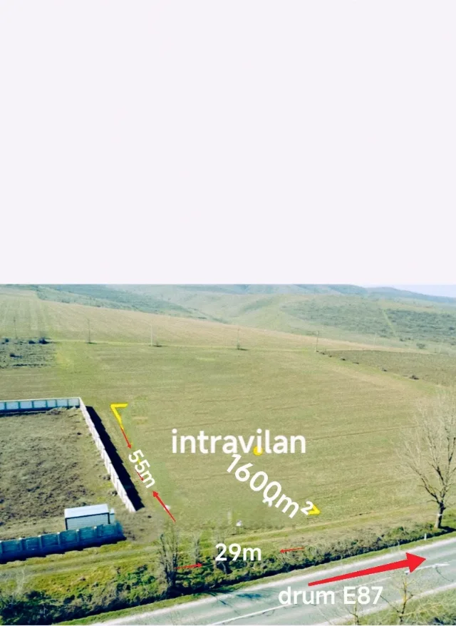 Intravilan 1600m² – Mineri, Tulcea